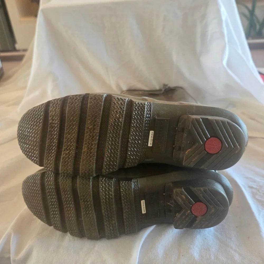 Eddie Bauer Womens Duck Boots Plaid Lined Waterproof Winter Snow Size 8